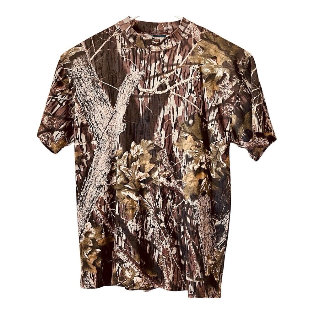 Vintage Mossy Oak Break-Up Camo T-Shirt Original Camo Classics Mens Large